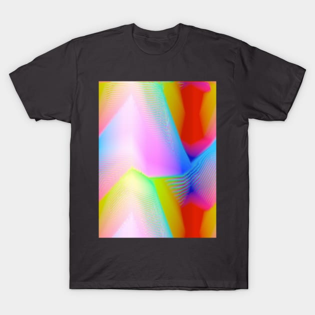 Geometric Futures #2 - Repeat Pattern Modular Synth Art T-Shirt by DankFutura